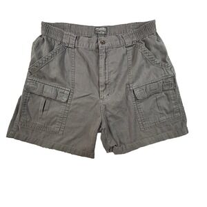 Pacific & Co Men's 34 Gray Cargo Utility Shorts Casual Cotton SEE DESCRIPTION